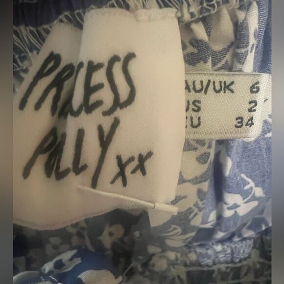 Princess Polly Daniela smock floral mini dress size 2 cottagecore feminine - Picture 4 of 7